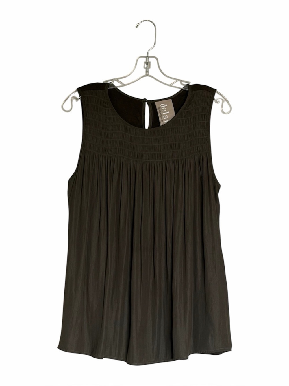 Anthropologie Dolan Left Coast Collection Pleated Swing Top Size Medium - Picture 2 of 5
